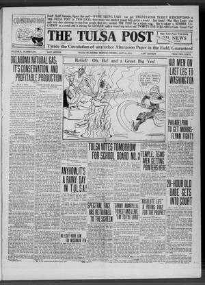 The Tulsa Post (Tulsa, Okla.), Vol. 2, No. 144, Ed. 1 Monday, July 10, 1911