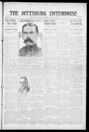 The Pittsburg Enterprise (Pittsburg, Okla.), Vol. 7, No. 32, Ed. 1 Thursday, August 17, 1911
