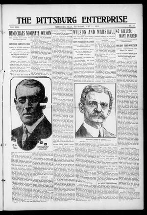 The Pittsburg Enterprise (Pittsburg, Okla.), Vol. 8, No. 27, Ed. 1 Thursday, July 11, 1912