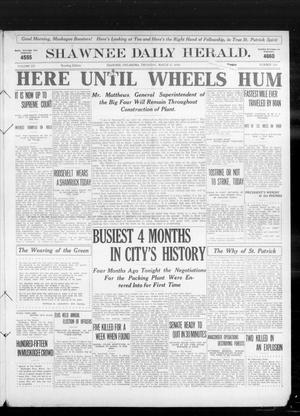 Shawnee Daily Herald. (Shawnee, Okla.), Vol. 14, No. 214, Ed. 1 Thursday, March 17, 1910