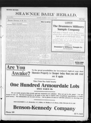 Shawnee Daily Herald. (Shawnee, Okla.), Vol. 14, No. 229, Ed. 2 Sunday, April 3, 1910