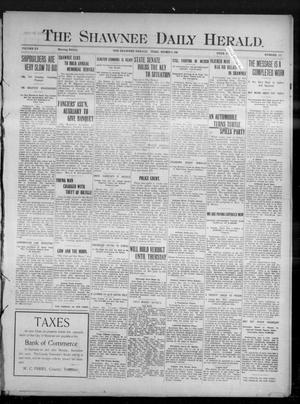 The Shawnee Daily Herald. (Shawnee, Okla.), Vol. 15, No. 117, Ed. 1 Tuesday, December 6, 1910