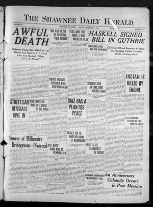 The Shawnee Daily Herald. (Shawnee, Okla.), Vol. 15, No. 134, Ed. 1 Friday, December 30, 1910