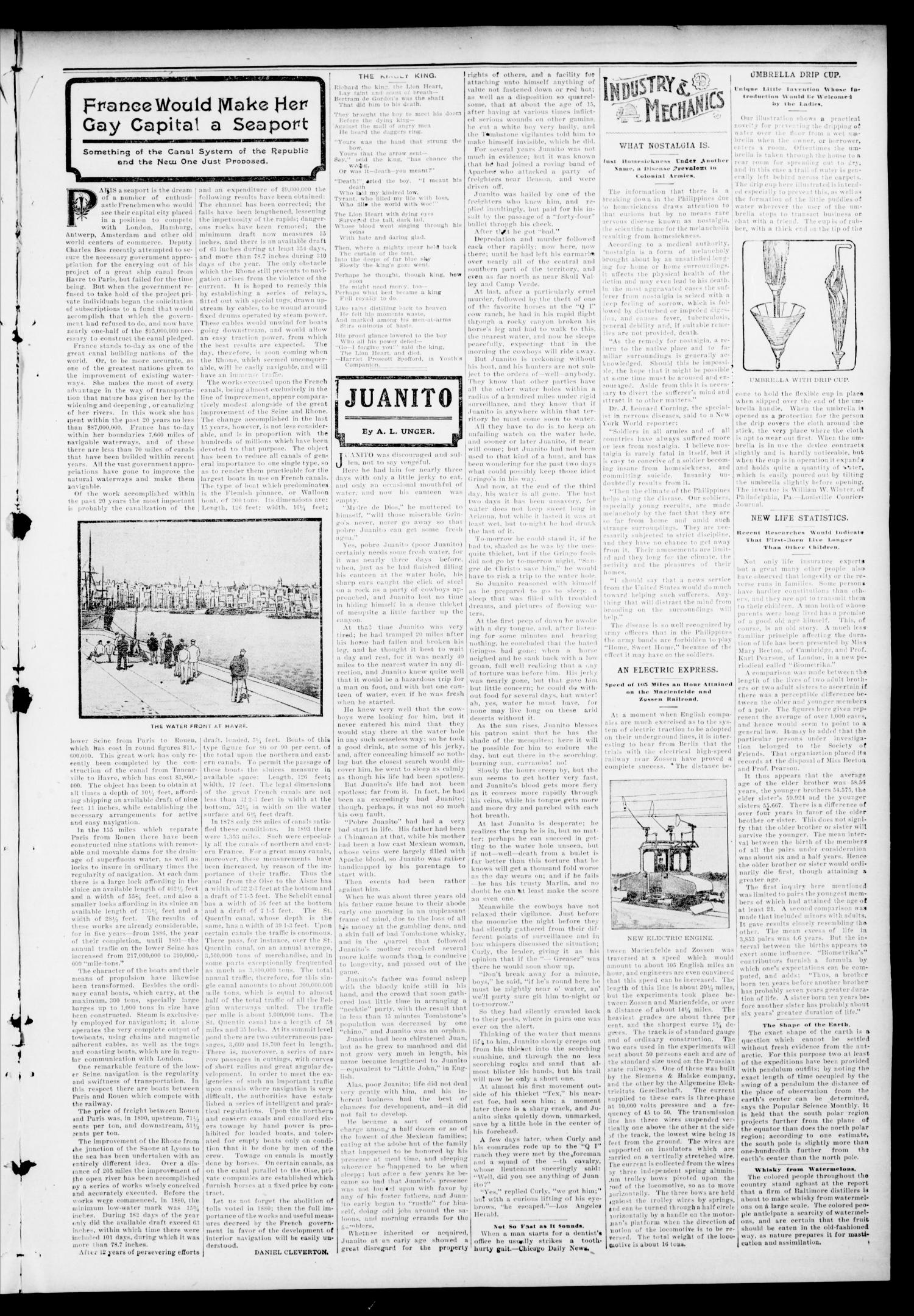 The Hennessey Clipper. (Hennessey, Okla.), Vol. 12, No. 44, Ed. 1 Thursday, March 27, 1902
                                                
                                                    [Sequence #]: 3 of 8
                                                