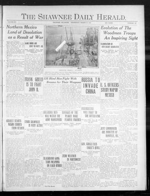 The Shawnee Daily Herald. (Shawnee, Okla.), Vol. 15, No. 184, Ed. 1 Wednesday, March 15, 1911