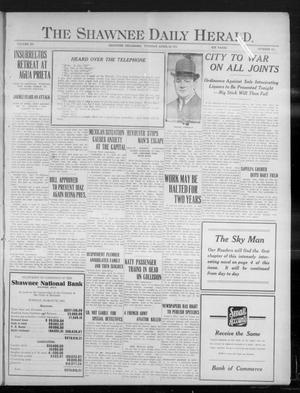 The Shawnee Daily Herald. (Shawnee, Okla.), Vol. 15, No. 211, Ed. 1 Tuesday, April 18, 1911