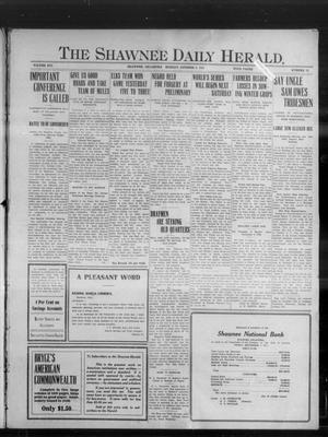 The Shawnee Daily Herald. (Shawnee, Okla.), Vol. 16, No. 74, Ed. 1 Monday, October 9, 1911