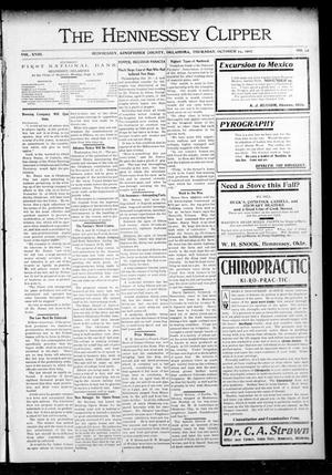 The Hennessey Clipper. (Hennessey, Okla.), Vol. 18, No. 22, Ed. 1 Thursday, October 24, 1907