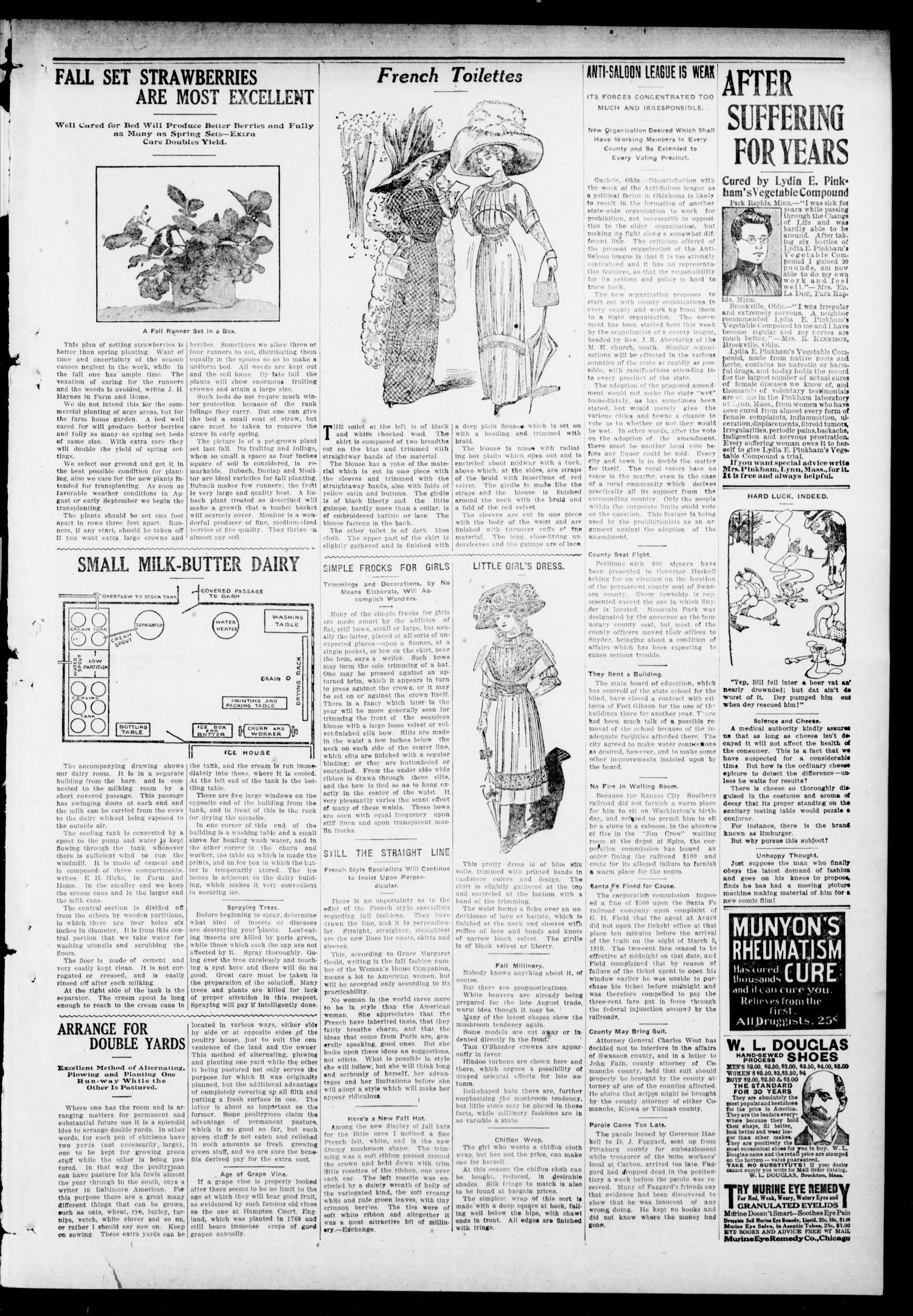 The Hennessey Clipper (Hennessey, Okla.), Vol. 21, No. 21, Ed. 1 Thursday, October 6, 1910
                                                
                                                    [Sequence #]: 3 of 10
                                                