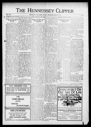 The Hennessey Clipper (Hennessey, Okla.), Vol. 22, No. 8, Ed. 1 Thursday, July 6, 1911