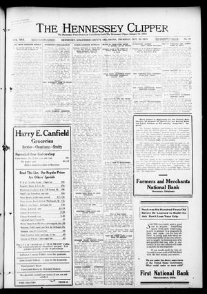The Hennessey Clipper (Hennessey, Okla.), Vol. 30, No. 21, Ed. 1 Thursday, October 30, 1919