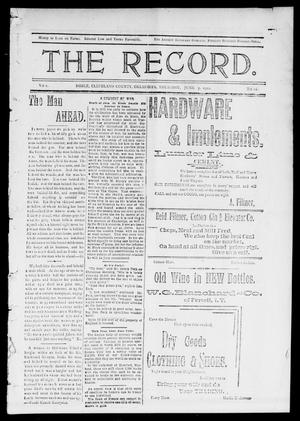 The Record. (Noble, Okla.), Vol. 1, No. 16, Ed. 1 Thursday, June 5, 1902