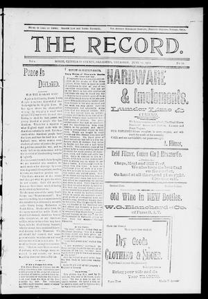 The Record. (Noble, Okla.), Vol. 1, No. 17, Ed. 1 Thursday, June 12, 1902