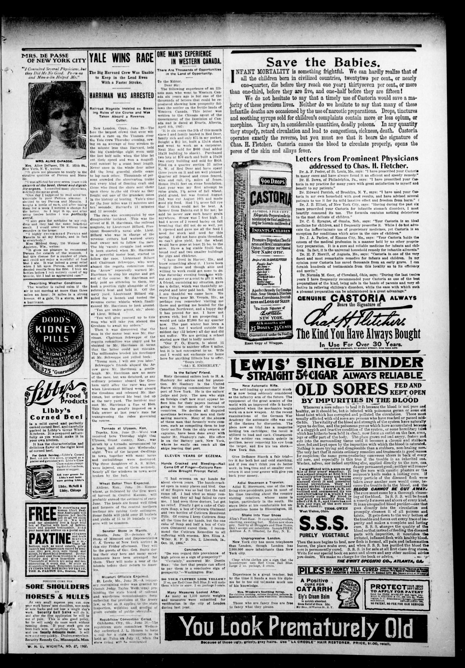 The Dover News. (Dover, Okla.), Vol. 7, No. 19, Ed. 1 Thursday, July 4, 1907
                                                
                                                    [Sequence #]: 3 of 4
                                                