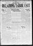 Newspaper: The Oklahoma Labor Unit (Oklahoma City, Okla.), Vol. 3, No. 15, Ed. 1…