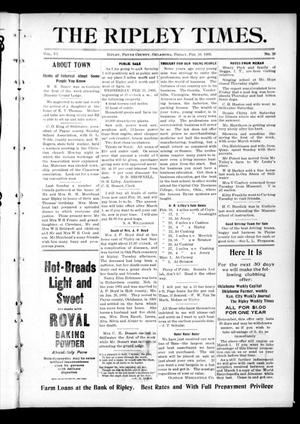 The Ripley Times. (Ripley, Okla.), Vol. 6, No. 20, Ed. 1 Friday, February 16, 1906