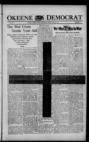 Okeene Democrat (Okeene, Okla.), Vol. 1, No. 41, Ed. 1 Friday, June 22, 1917
