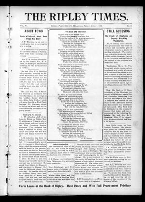 The Ripley Times. (Ripley, Okla.), Vol. 6, No. 35, Ed. 1 Friday, June 1, 1906