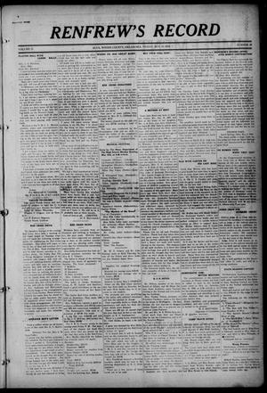 Renfrew's Record (Alva, Okla.), Vol. 17, No. 28, Ed. 1 Friday, May 10, 1918