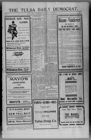 The Tulsa Daily Democrat. (Tulsa, Indian Terr.), Vol. 1, No. 17, Ed. 1 Saturday, October 15, 1904