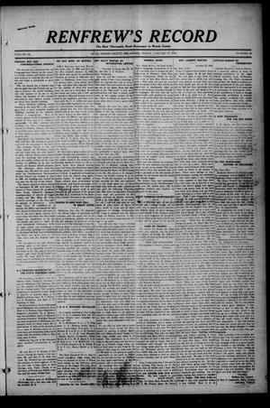 Renfrew's Record (Alva, Okla.), Vol. 18, No. 12, Ed. 1 Friday, January 17, 1919