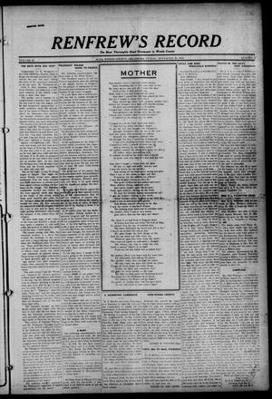Renfrew's Record (Alva, Okla.), Vol. 18, No. 5, Ed. 1 Friday, November 29, 1918