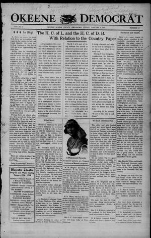 Okeene Democrat (Okeene, Okla.), Vol. 2, No. 17, Ed. 1 Friday, January 4, 1918