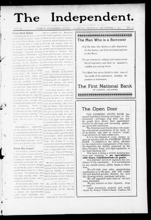 The Independent. (Cashion, Okla.), Vol. 4, No. 19, Ed. 1 Thursday, September 14, 1911