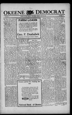 Okeene Democrat (Okeene, Okla.), Vol. 1, No. 45, Ed. 1 Friday, July 20, 1917