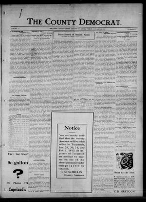 Primary view of object titled 'The County Democrat. (Tecumseh, Okla.), Vol. 23, No. 19, Ed. 1 Friday, January 26, 1917'.