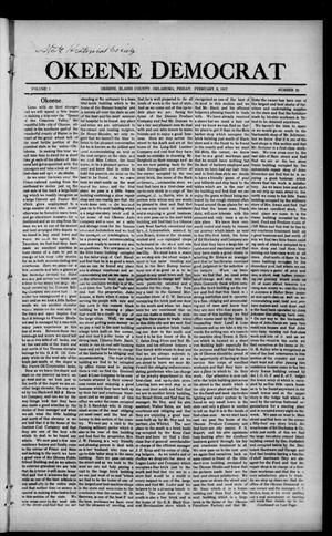 Okeene Democrat (Okeene, Okla.), Vol. 1, No. 22, Ed. 1 Friday, February 9, 1917