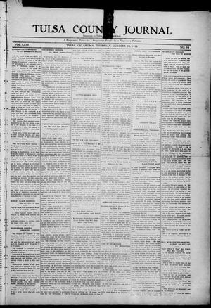 Tulsa County Journal (Tulsa, Okla.), Vol. 23, No. 32, Ed. 1 Thursday, October 24, 1912