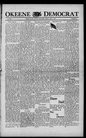 Okeene Democrat (Okeene, Okla.), Vol. 1, No. 34, Ed. 1 Friday, May 4, 1917