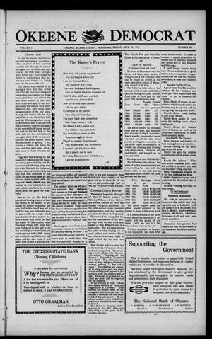 Okeene Democrat (Okeene, Okla.), Vol. 1, No. 36, Ed. 1 Friday, May 18, 1917