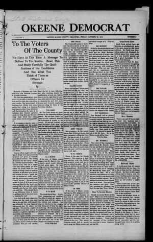 Primary view of object titled 'Okeene Democrat (Okeene, Okla.), Vol. 1, No. 6, Ed. 1 Friday, October 20, 1916'.