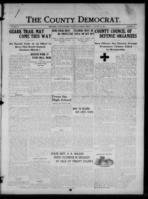 Primary view of object titled 'The County Democrat. (Tecumseh, Okla.), Vol. 24, No. 19, Ed. 1 Friday, January 25, 1918'.