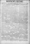 Newspaper: Renfrew's Record (Alva, Okla.), Vol. 12, No. 2, Ed. 1 Friday, Novembe…