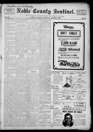 Noble County Sentinel. (Perry, Okla.), Vol. 10, No. 18, Ed. 1 Thursday, January 8, 1903