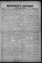Thumbnail image of item number 1 in: 'Renfrew's Record (Alva, Okla.), Vol. 18, No. 52, Ed. 1 Friday, October 24, 1919'.