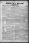 Primary view of Renfrew's Record (Alva, Okla.), Vol. 18, No. 51, Ed. 1 Friday, October 17, 1919