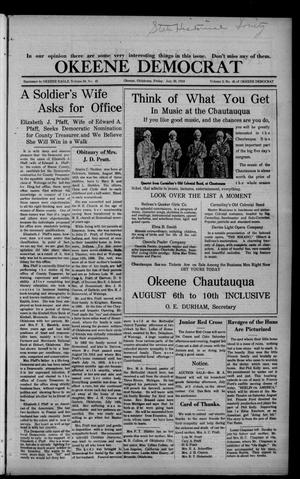 Okeene Democrat (Okeene, Okla.), Vol. 2, No. 45, Ed. 1 Friday, July 26, 1918