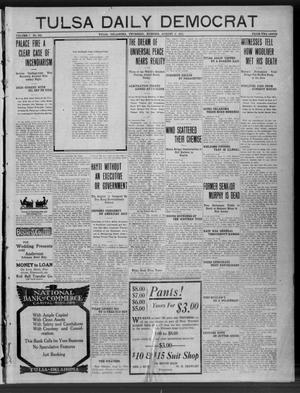 Primary view of object titled 'Tulsa Daily Democrat (Tulsa, Okla.), Vol. 7, No. 262, Ed. 1 Thursday, August 3, 1911'.