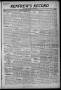 Thumbnail image of item number 1 in: 'Renfrew's Record (Alva, Okla.), Vol. 19, No. 4, Ed. 1 Friday, November 21, 1919'.