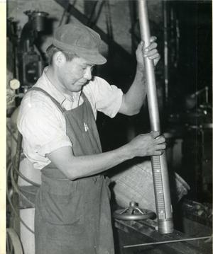 Peter Pinto Begay, A Graduate Of The 1955 Class Of Special Navajo Program, Was Trained In Power Plant Operation.