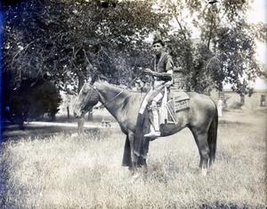 Walter Norman on Horseback