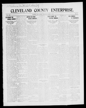 Cleveland County Enterprise. (Norman, Okla.), Vol. 21, No. 39, Ed. 1 Thursday, April 3, 1913