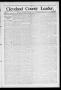 Thumbnail image of item number 1 in: 'Cleveland County Leader. (Lexington, Okla.), Vol. 1, No. 38, Ed. 1 Saturday, September 23, 1893'.