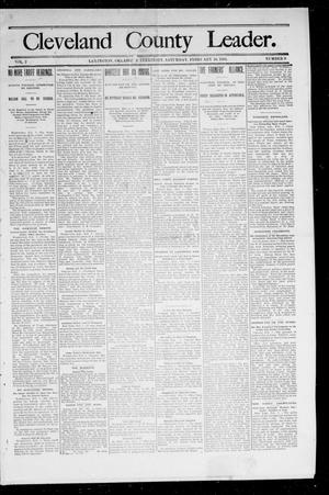 Primary view of object titled 'Cleveland County Leader. (Lexington, Okla.), Vol. 2, No. 5, Ed. 1 Saturday, February 3, 1894'.