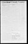 Thumbnail image of item number 1 in: 'Cleveland County Leader (Lexington, Okla. Terr.), Vol. 8, No. 41, Ed. 1 Saturday, July 8, 1899'.