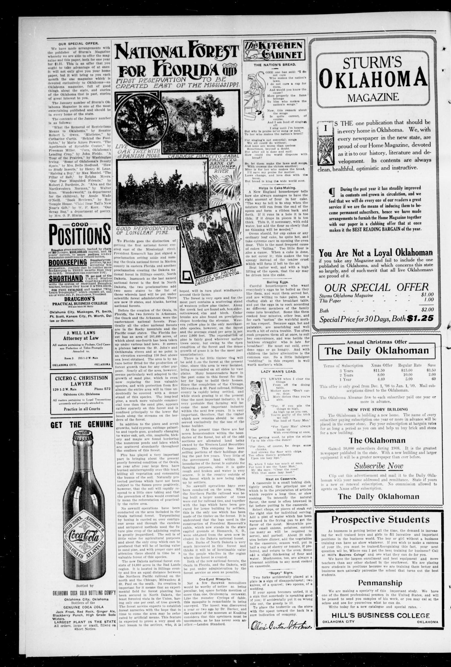 The Moore Messenger. (Moore, Okla.), Vol. 1, No. 8, Ed. 1 Saturday, January 2, 1909
                                                
                                                    [Sequence #]: 4 of 8
                                                